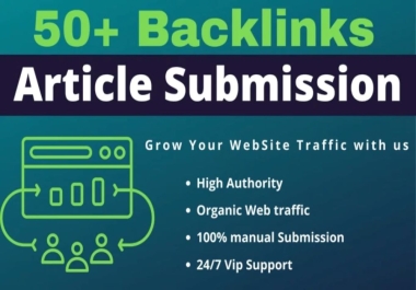 Get 50 Plus Article seo Backlinks to Improve Your Search Engine Rankings Buy 3 Get 1 Free