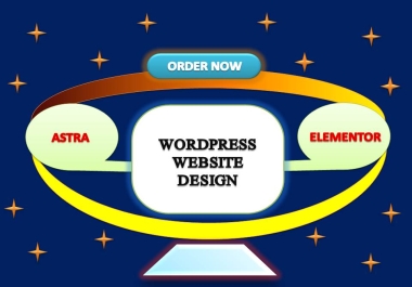 I will design SEO Friendly WordPress website by Elementor