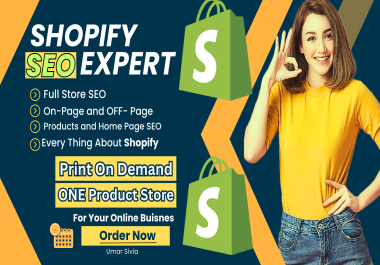 I will boost your shopify sales and visibility with SEO expert