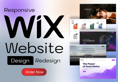 I will design Wix Website landing page