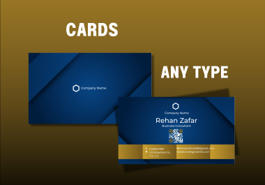 I will create a luxury minimalist business card design