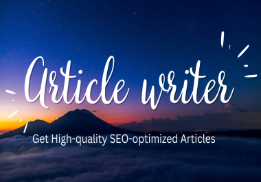 Improve Your Online Visibility Through Effective Article Writing.