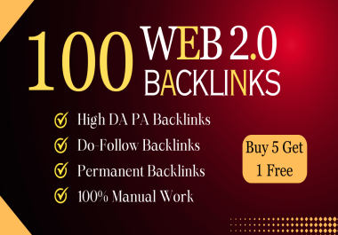 Boost Your Website's Google Ranking with 100 Premium Web 2.0 Backlinks