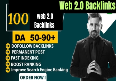 i will build web 100 2.0 backlinks for fast google Ranking