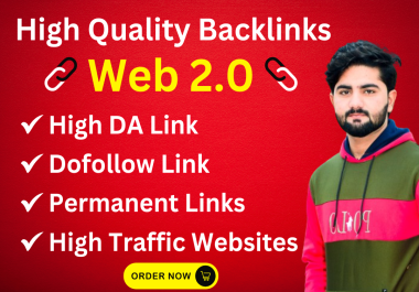 I will do Web 2.0 backlink on High DA website's