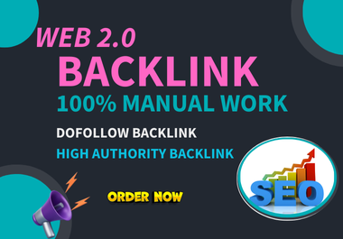 I will do 60 High-Quality Web 2.0 Backlinking Service!