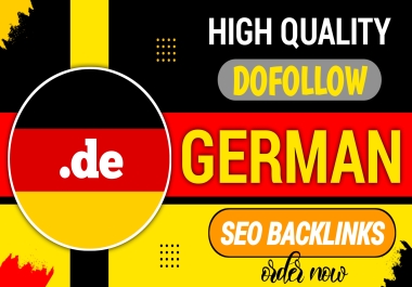 Get High Quality 25. De German Backlinks High DA PA