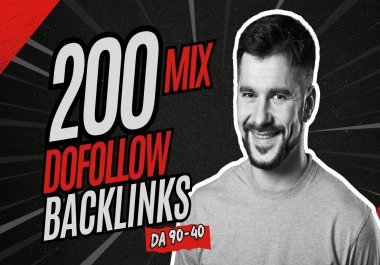 2025 Updated Package - Ranker Solution 200 Dofollow Backlinks Manual Handmade DA 90-40