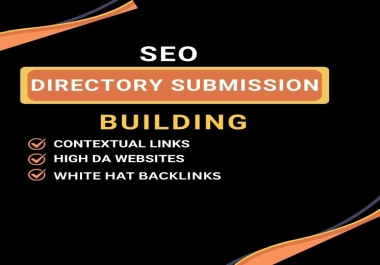 I will do manually 70 SEO directory submission Backlinks 