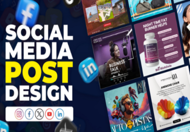 I will design Social media, Facebook, Instagram ads and posts in 24 hours