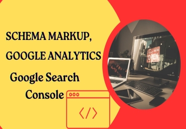 I Will Setup Google Analytics, Search Console, and Schema Markup