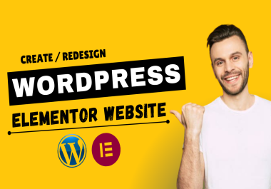 Create, or Redesign WordPress Luxury Animated Website as WordPress Expert