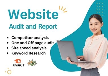  I will provide a detailed website SEO audit and report with an action plan.