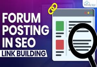 Boost Your Online Presence with Expert Forum Posting! i will do 100 forum posting