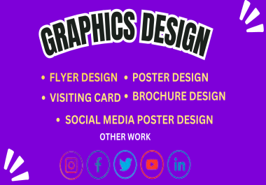 i can do graphics design,business card,flyer design,poster design, etc