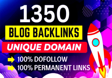 1350 Dofollow High Authority Backlinks for Google Ranking