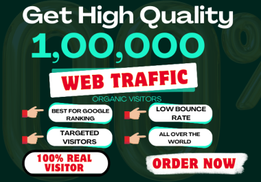 100k traffic,  plus 40k+ global web traffic,  and 3k-5k traffic each day