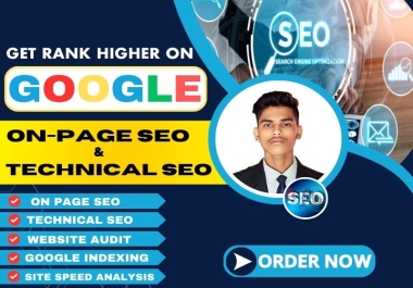 I will do onpage SEO & technical SEO for your website