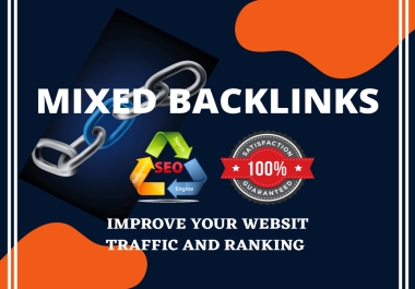 I will do unique domains 92 backlinks high DA 90 DR UR TF site