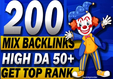 Rank Your Website 200 Mix Seo Backlink High DA PA SItes