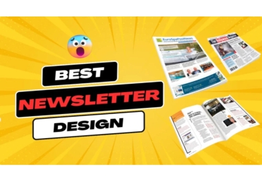 I will craft stunning ms word newsletter designs