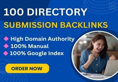 100% Manual Directory Submission Backlinks for SEO Success