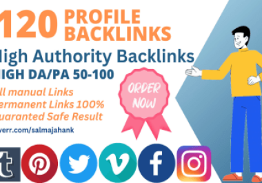 I Will Provide 120 High-Quality Profile Backlinks for SEO Growth