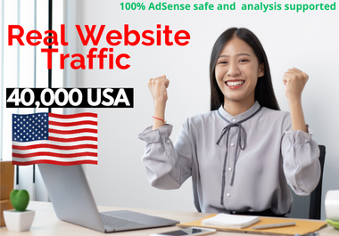 I will provide you USA real web traffic