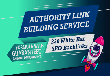 TOP GOOGLE RANK- Get Manual 230 Authority link-building service for Google ranking