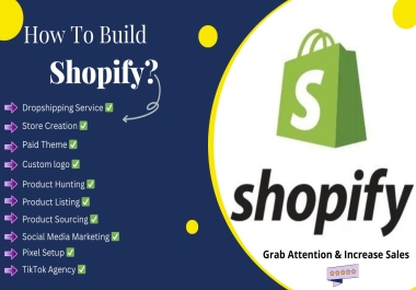 I Will Create a Stunning & Professional Shopify Store for Your Business