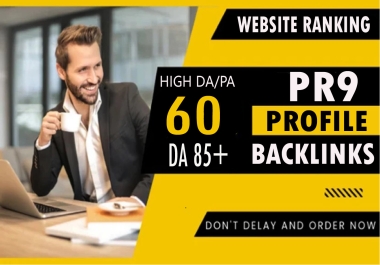 I will submit 60 pr9 backlink with DA-85+ Do follow seo service