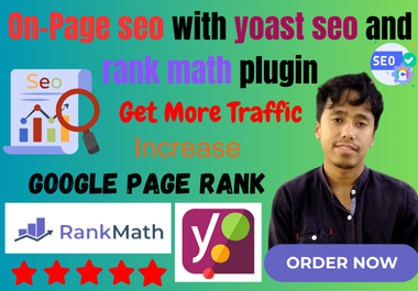 I will do Complete On-Page seo with yoast seo and rank math plugin