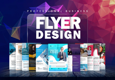 I will create professional business flyer design for you