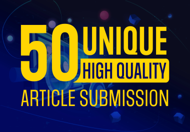 I will build white hat 50 Article Sub off page SEO backlinks for high quality DA 50+ website ranking