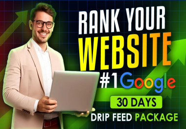 I Will provide complete monthly SEO service package for google top ranking