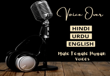 Trilingual Voice Over Expert | Urdu, English, Hindi | Engaging & Professional Voice