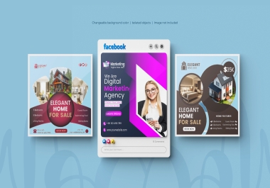 I will design social media posts and canvas templates