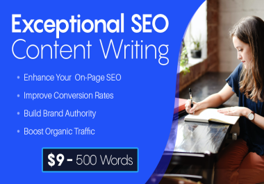 Exceptional SEO Content Writing - *Human Written*