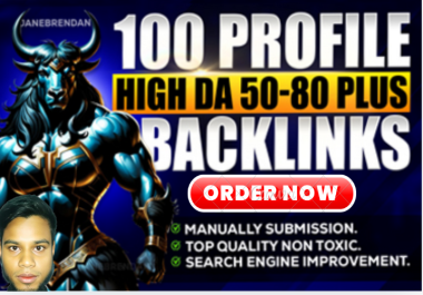 I will do create100 top profile backlinks for powerful SEO link building