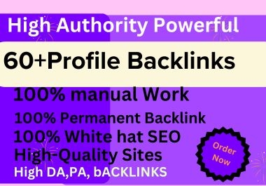 Boost Your SEO with 100+ High Authority Profile Backlinks