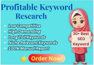 I Will Do Profitable SEO Keyword Research With KGR KWs