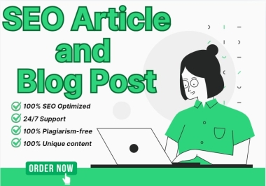 Write 1500 Words SEO Articles and Blog Posts For Your Niche