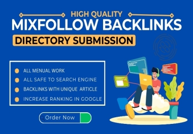 I will do 70 Directory Submission High-Quality SEO backlink