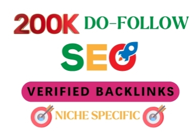 200K Niche Specific Do Follow Backlinks