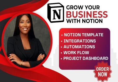 I will build effective notion custom templates for your business