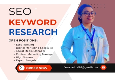 I will research outstanding SEO keywords for increasing website rank