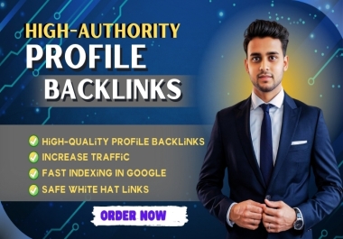 I Will Do Manual 90 High Domain Authority SEO Profile Backlinks 