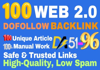 100 Powerful Web 2.0 Do follow Backlinks for Safe & Effective SEO Growth