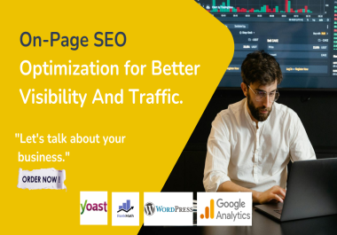 I will optimize WordPress on-page SEO and technical SEO to boost rankings and drive more traffic.