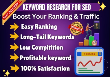 Professional Keyword Research for SEO Boost Your Rankings & Traffic